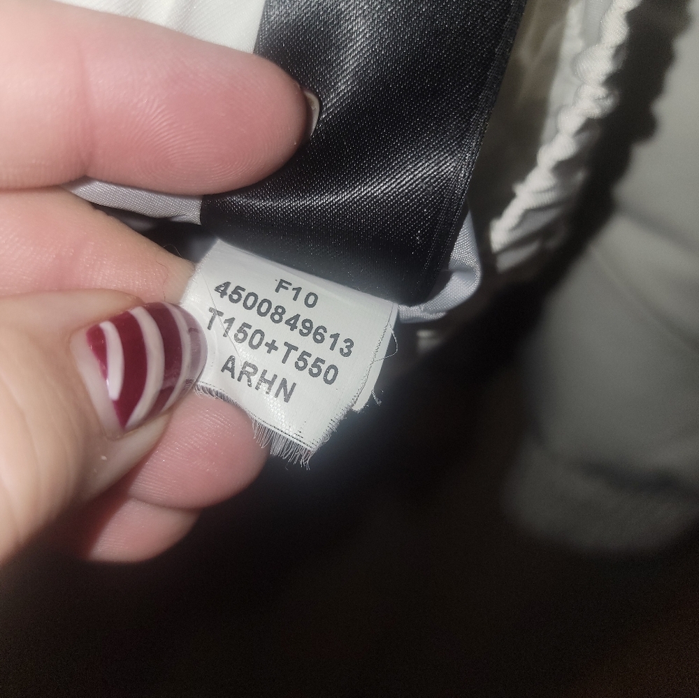 Misses Sz M North Face Down Winter Jacket With Hood White Gray - Picture 9 of 16